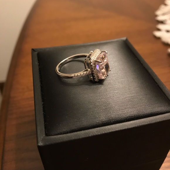 925 Sterling Silver Ring Pink Stone BRAND NEW FREE SHIP - Picture 11 of 12